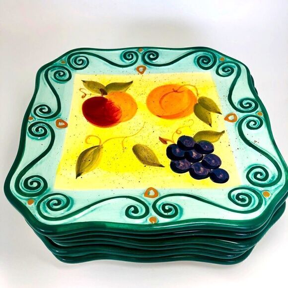 Medici by Tabletops Unlimited 8" Plate, 6 Available - Picture 7 of 13